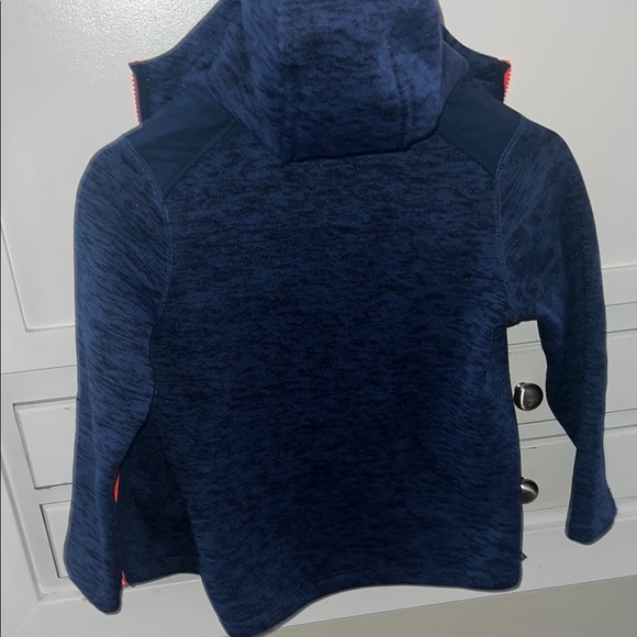 Lands' End Navy Blue Zip-Up Hoodie - Picture 3 of 3